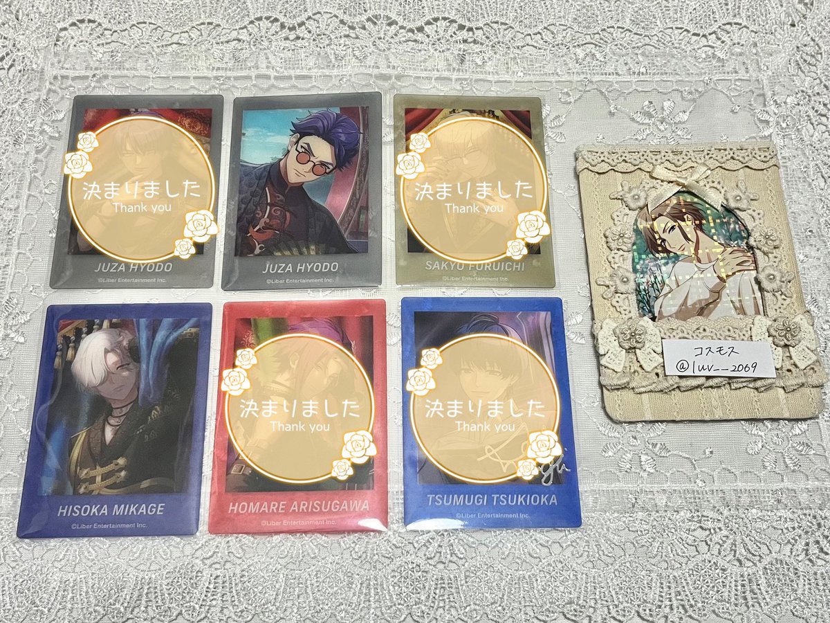 luv__2069's tweet photo. 【交換】A3! エースリー ぱしゃこれ Vol.5 秋冬

譲：十座、密
求：万里、太一(友人分)

郵送での交換(1点〜◎)
開花前⇄開花後の交換可

検索からも気軽にお声掛けください🎀 https://t.co/CaEX76FBp3