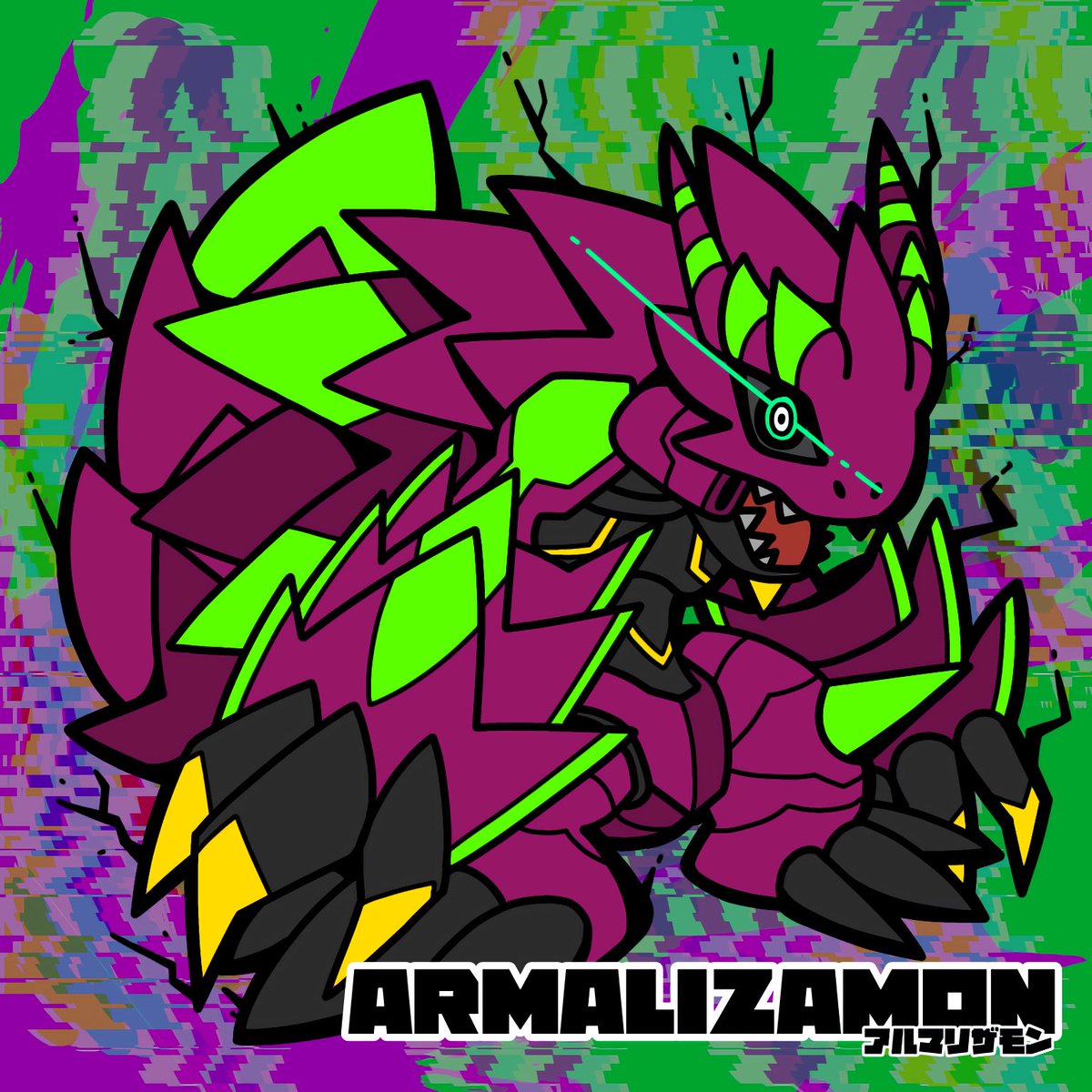 RT @C12H22O11_TR_6: デジモンの絵