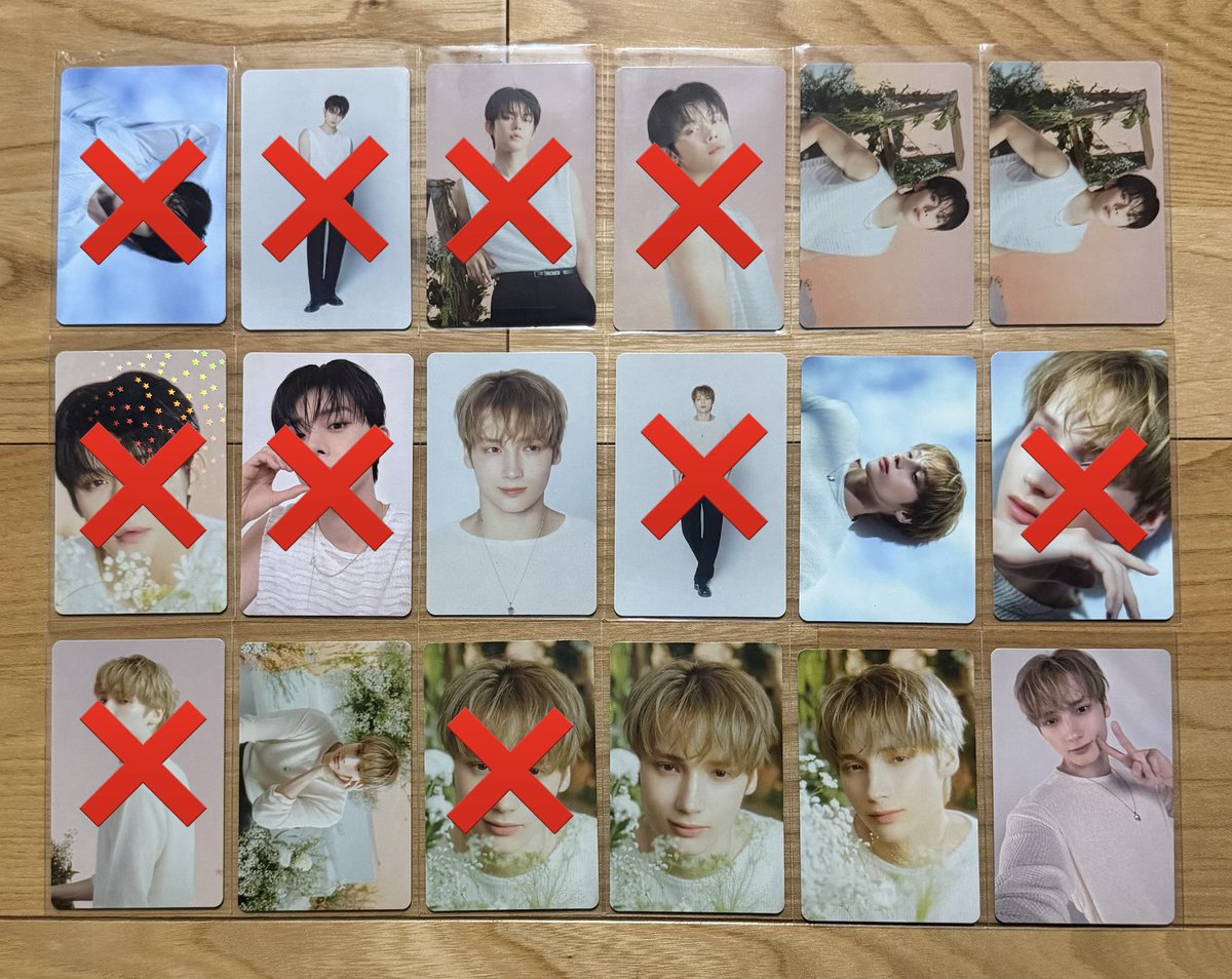 TXT トレカ 交換 【譲】 画像1～8枚目(🍀は複数枚所持) 【求