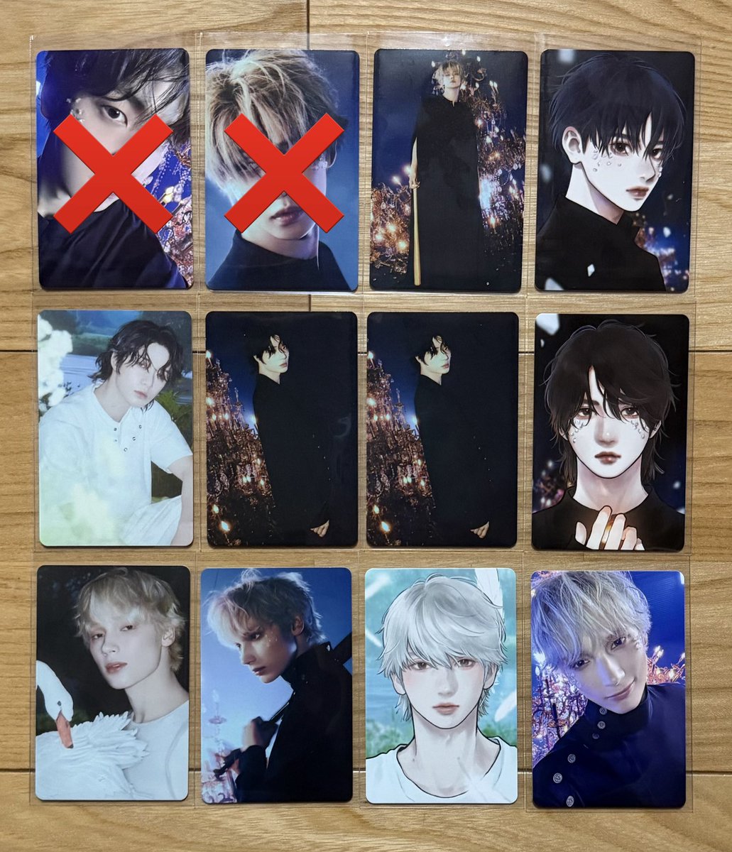 TXT トレカ 交換 【譲】 画像1～8枚目(🍀は複数枚所持) 【求