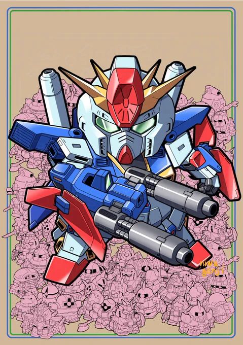 #ZZガンダムあつまれ