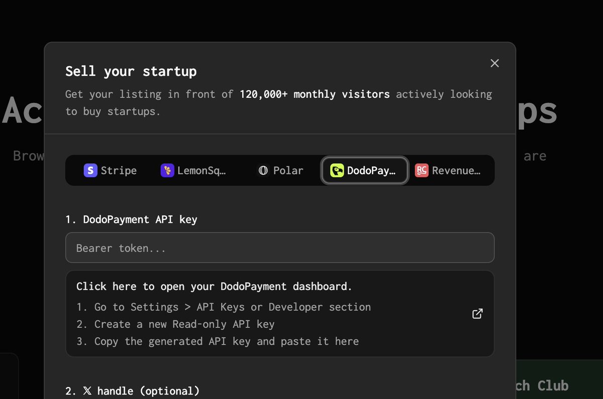 Trustmrr now supports <a href="/dodopayments/">Dodo Payments</a> ! Awesome <a href="/marclou/">Marc Lou</a> 🙌
