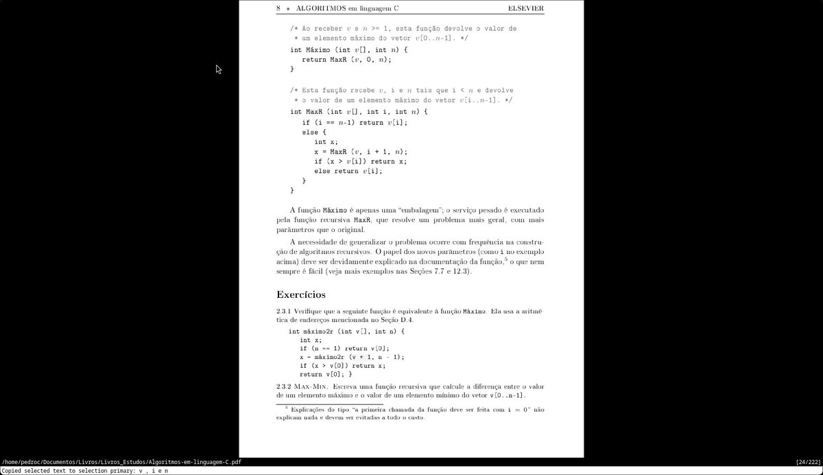 CompiladorDoPC's tweet image. Dia 1:
Primeiro dia com o projeto de postar todos os meus estudos aqui, começando a ver algoritmos com C, to muito no inicio mas achando joia :)