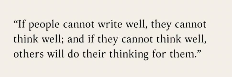 Apparently George Orwell had similar thots 🤔