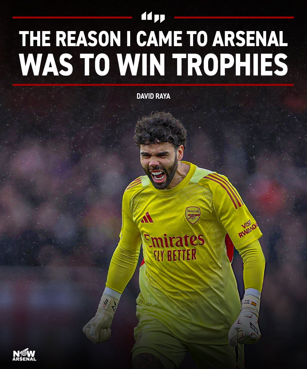 now_arsenaI's tweet image. David Raya has spoken. 🏆