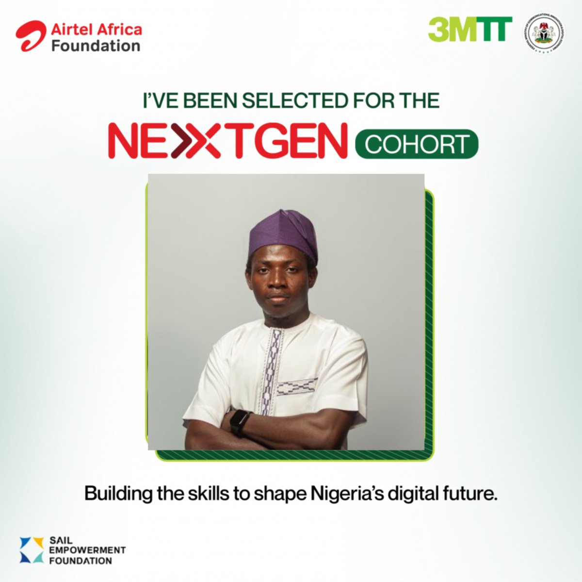 Uthtech4sols's tweet photo. I’m excited to share that I’ve been selected into the NEXTGEN Cohort of the 3MTT Programme as a Software Development trainee. 
Looking forward to learning, and growing with this amazing community.
#My3MTT 
#3MTTWeeklyReflection

@3MTTNigeria 
@IHSTowers 
@NITDANigeria https://t.co/jqplQ74Jqq