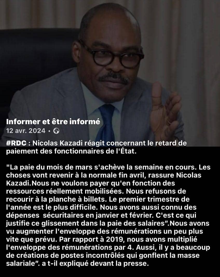 Qui en veut à Doudou Fwamba?  Les  mêmes qui ont très mal géré hier déstabilisent ceux qui sont aux affaires aujourd'hui ! Ki motema Mabe eza n'a ba Congolais ?
