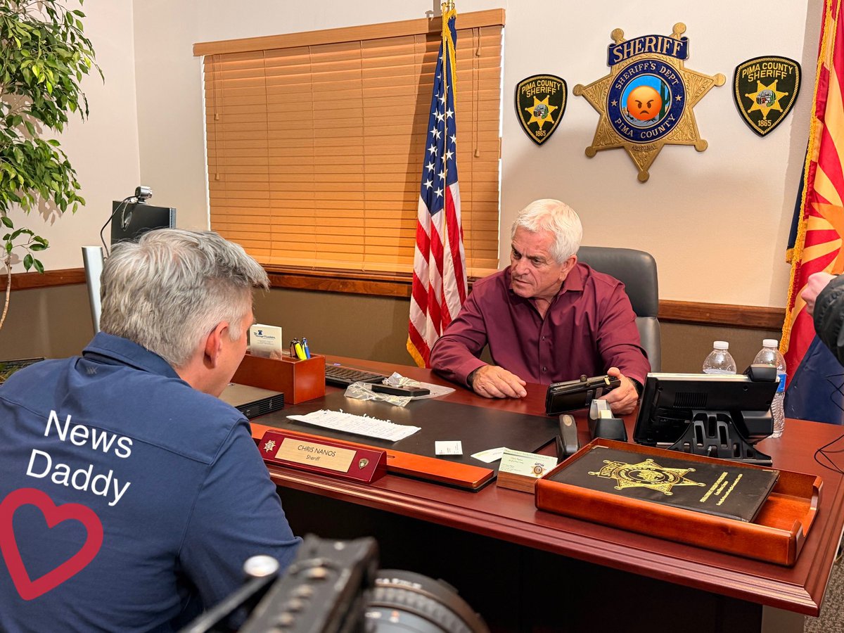 ✨Dear #PimaCountySheriffNanos ✨

1️⃣ Don't EVER snap on our man, Brian Entin, ever again—UNLESS you want 1 billion legos placed inside your home to step on daily—for the rest of your life. 

2️⃣ If you can't handle pressure or criticism from the public, choose a new career path.