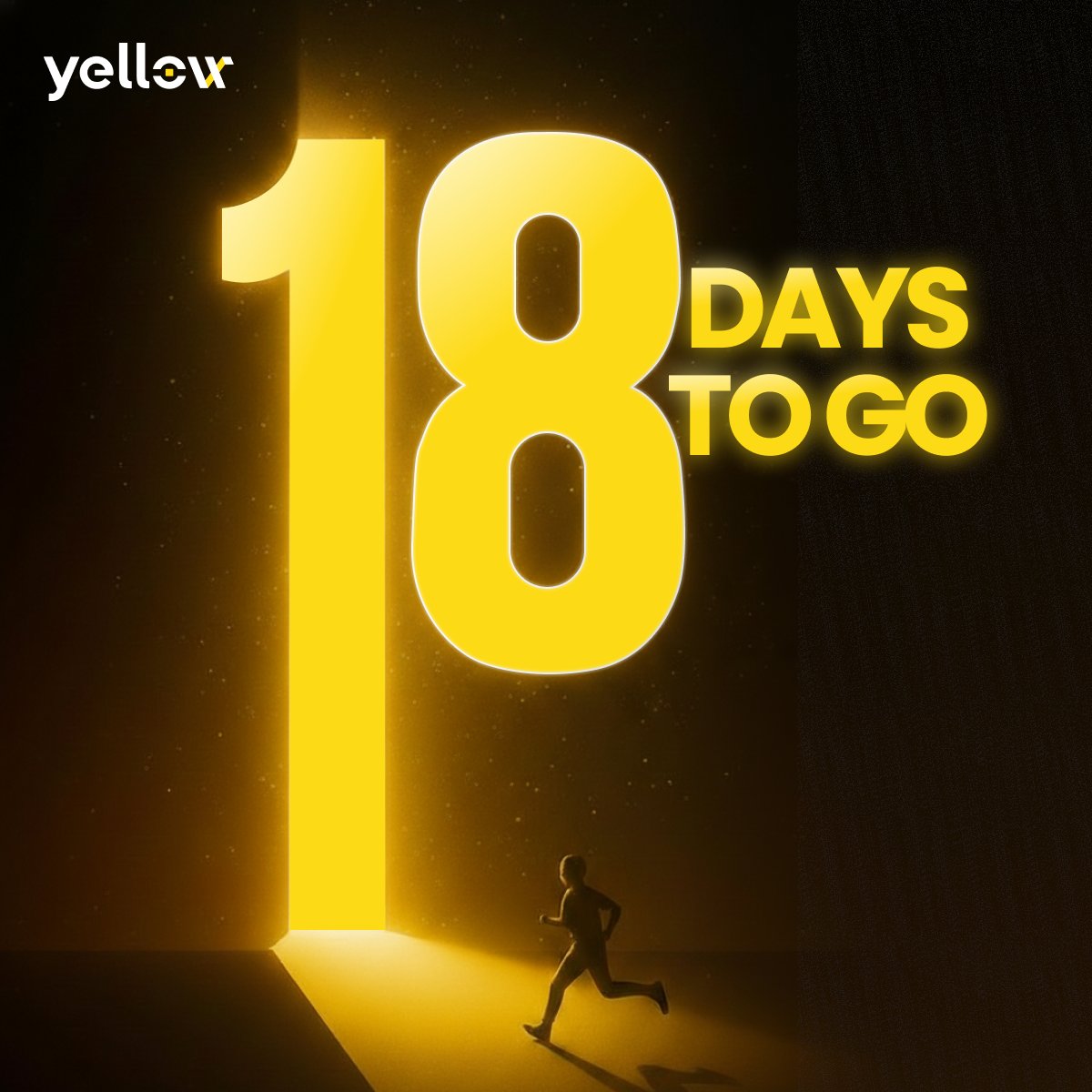 We're starting a countdown today as we look forward to the launch of $YELLOW and the Yellow Trading Platform.

Today's number: 18

In crypto, 18 is significant as the standard number of decimal places used by Ethereum and most ERC-20 tokens.