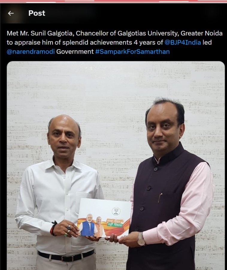 nshuklain's tweet photo. जैसे ही AI Impact Summit में चोरी पकड़ी गयी तुरंत बीजेपी आईटी सेल और उसके पेड गुर्गे एक्टिव हो गए, अपने चित्त परिचित अंदाज़ में हर बार की तरह सबसे पहले पल्ला झाड़ा और उसके बाद उस यूनिवर्सिटी को वामपंथी का तमगा चिपका दिया, जैसा अर्नब गोस्वामी के केस में किया था और फ़िलहाल JNU काण्ड में फसी रूचि तिवारी के केस में किया जा रहा है, अपनी गलती छुपाने के लिए ये किसी भी हद्द तक चले जाते हैं... 

अगर वामपंथी था तो उसे क्यों बुलाया समिट में? सच तो यह है की समिट में जो कुछ शोकेस होना होता है उसकी जानकारी सरकार पहले ही ले लेती है, फिर उसकी जांच परख करती है, तब आपको परमिशन देती है, तो चीन का रोबोट आप ने कैसे भारत का बता दिया? पर यहाँ तो होड़ मची थी कि कुछ भी कर के बस जनता को मुर्ख बना देंगे कि देखो भारत विश्व गुरु बन गया, जनता बेचारी तो हॉल में एंट्री तक नहीं कर पा रही उसे क्या पता चलेगा की अंदर क्या हो रहा है ... 

लेकिन मामला उल्टा हो गया वीडियो बहार आये और चोरी पकड़ी गयी, अब अपनी खाल बचाने के लिए सारा पाप दूसरे पर मला जा रहा है, वो वामपंथी हो या मुल्ला हमें इस से कोई मतलब नहीं हमें मतलब है की सरकार के इस आयोजन में ऐसा कैसे हो गया? इसकी जिम्मेदारी सरकार के किस मंत्री की है? किस अधिकारी की है? इसमें क्या एक्शन हुआ? कितने अधिकारी ससपेंड हुए? कितने मंत्रियो पर कार्यवाही हुई? अगर वामपंथी है तो सके साथ बीजेपी के शीर्ष नेताओ की फोटो कैसे है? क्या इसीलिए उसे बचाया जा रहा है?

मैं इस पोस्ट को लिखना नहीं चाहता था, पर इस युद्ध का आगाज़ IT Cell ने अपने एक छर्रे को आदेश दे कर करवाया है, अब तक सिर्फ UCG, SC ST Act और Reservation तक मामला सीमित था, पर अब 360 डिग्री खेलेंगे, Bring It On !!