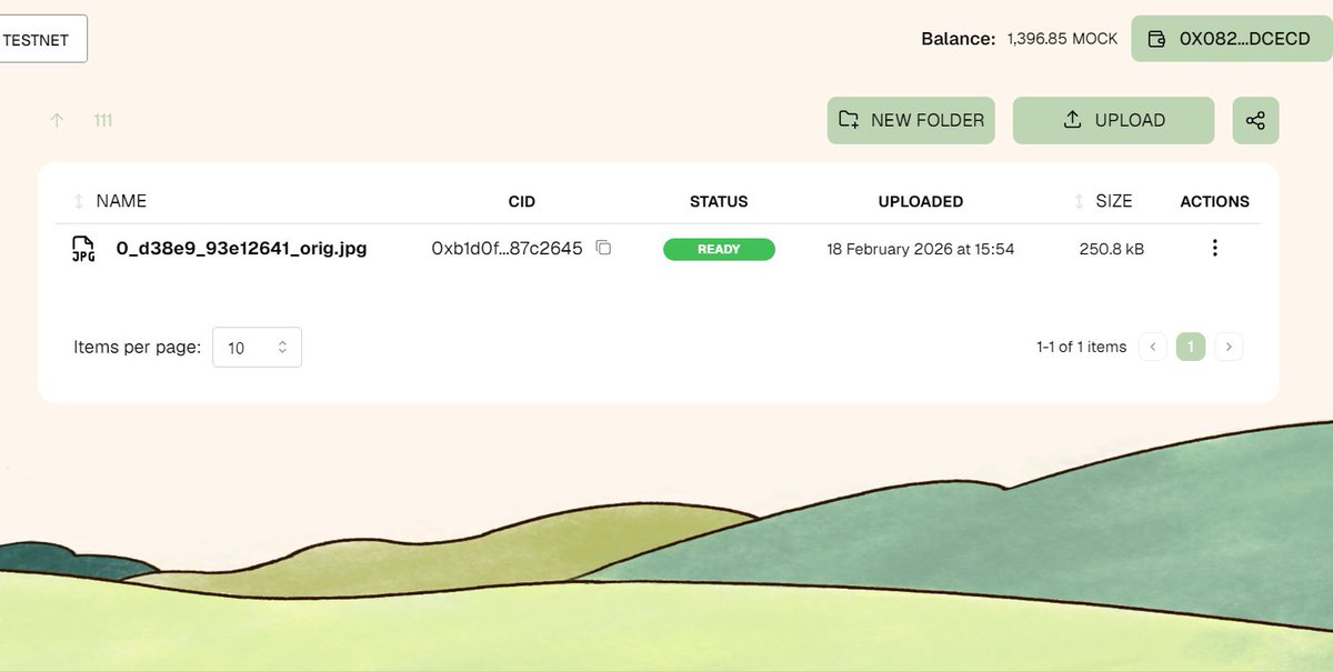 brandek11's tweet photo. @DataHaven_xyz first Testnet I uploaded my first file to DataHaven: I opened the bucket, selected the file, confirmed the transaction, and received the "In Progress" status. The test network is live! With free tokens, it's risk-free and intuitive. https://t.co/jg5h4EnTM8