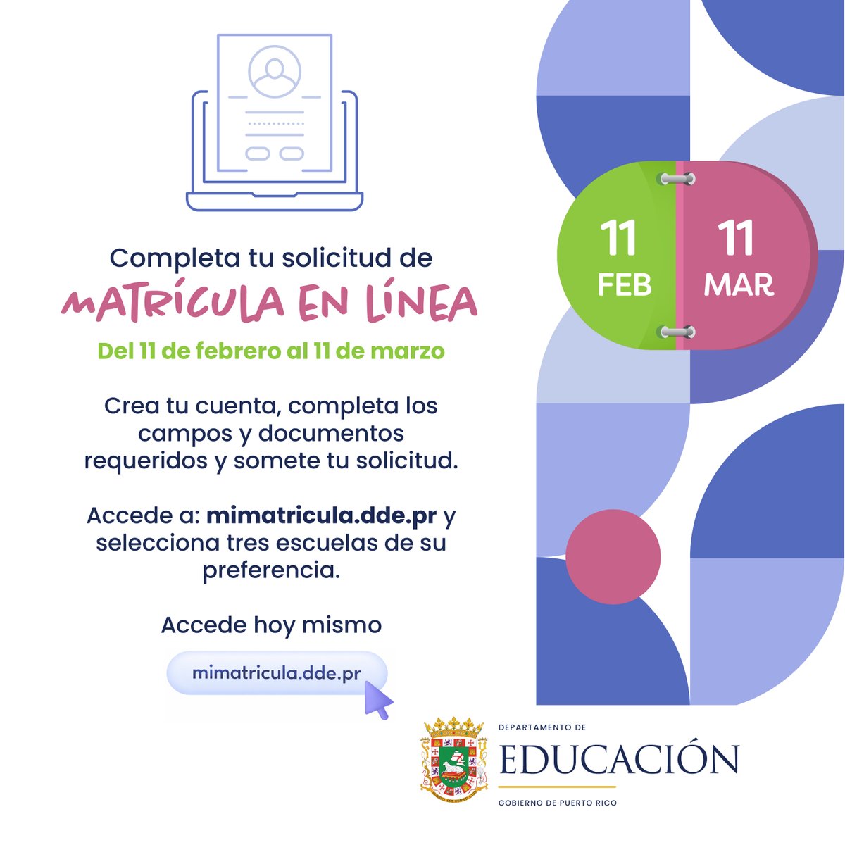 Dpto. de Educación tweet media