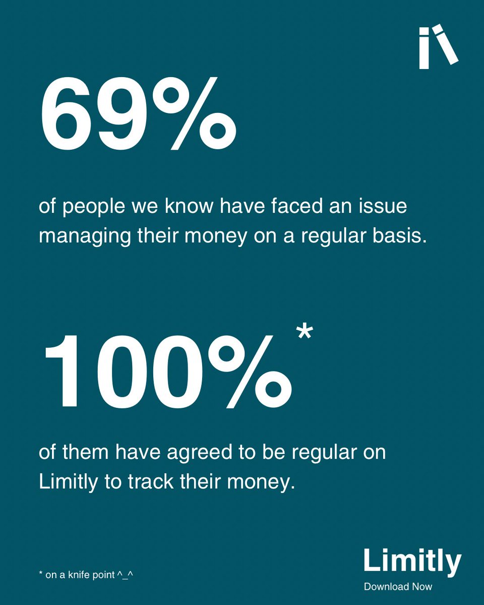 LimitlyApp's tweet photo. We swear! 😁

#managingfinances #personalfinances #moneysavingtips #moneymanagment #moneytracker https://t.co/pmluUWlUeF