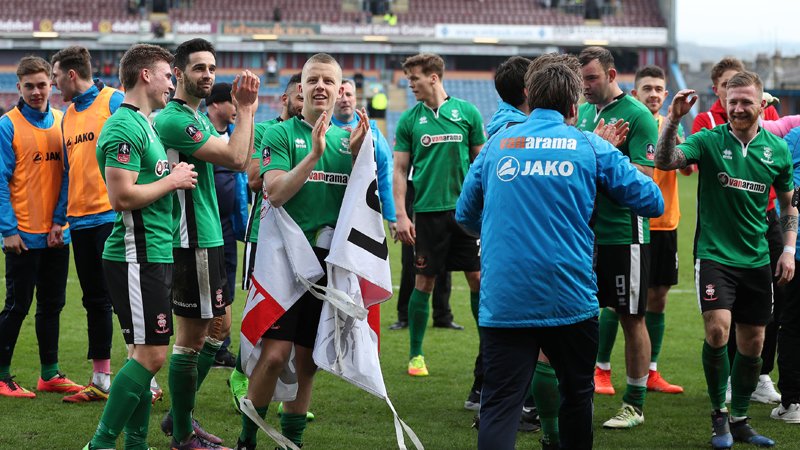 On this day in 2017, <a href="/LincolnCity_FC/">Lincoln City FC 🇺🇦</a> went to Turf Moor and dumped Premier League Burnley out of the FA Cup 🏆