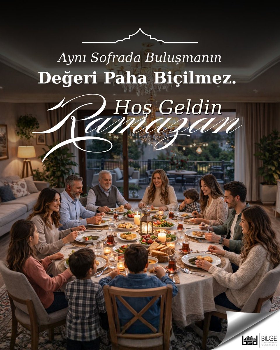 Aynı sofrada buluşmanın değeri paha biçilemez.
Hoş geldin Ramazan! ✨🌙
#ramazanayı