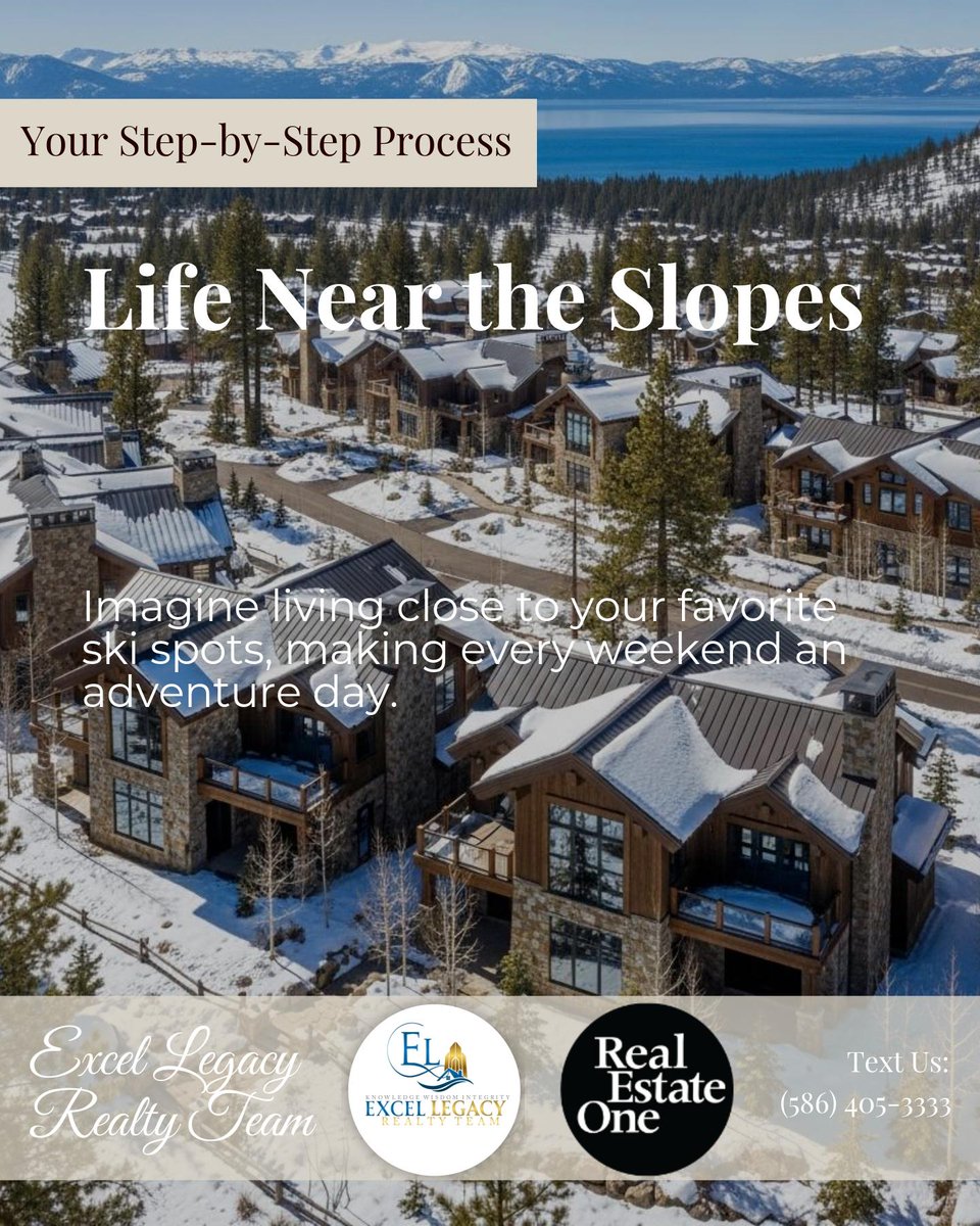 ExcelLegacyTeam's tweet image. Love skiing? Michigan's winter wonderland calls! ❄️⛷️ Discover homes near the top ski resorts like Mt. Holly and Boyne Mountain, and hit the slopes whenever you please! Ready to combine adventure with living? Let's chat about your next move. 🏔️ #SkiMichigan