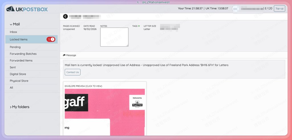 giffgaff卡发货好快啊，

昨天买的今天就到伦敦的地址了😂