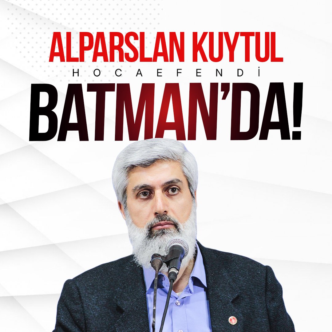 Alparslan Kuytul Hocaefendi Batman'da!

RamazanBrandasına SertMüdahale
#BatmanEmniyeti