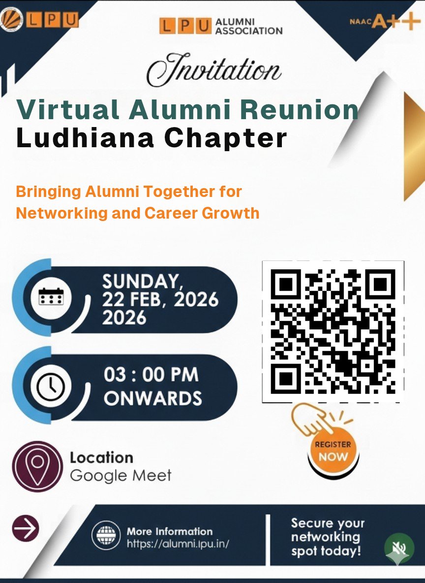 LPU Alumni Association tweet media