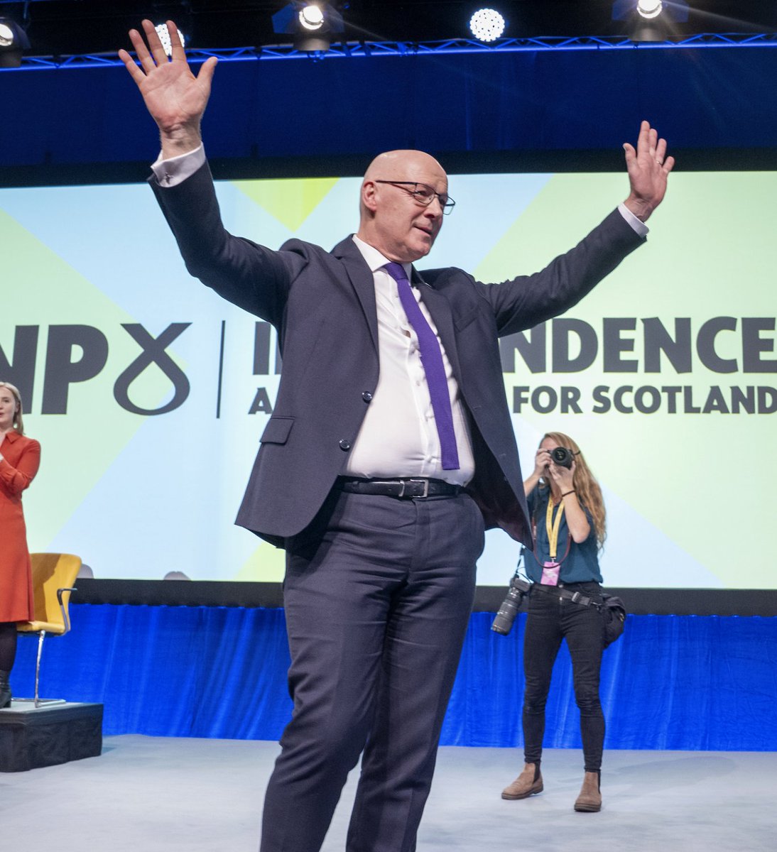 The SNP is edging toward a majority in May's Holyrood election, a new poll has suggested 👇

𝘐𝘔𝘈𝘎𝘌: 𝘑𝘢𝘯𝘦 𝘉𝘢𝘳𝘭𝘰𝘸/𝘗𝘈 𝘈𝘳𝘤𝘩𝘪𝘷𝘦/𝘗𝘈 𝘐𝘮𝘢𝘨𝘦𝘴