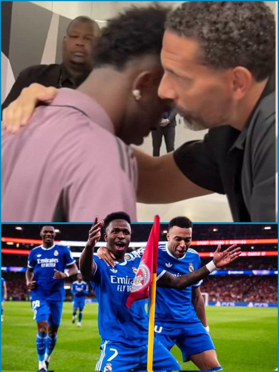 SiaranBolaLive's tweet photo. 🚨 Rio Ferdinand: "Bagaimana mungkin kita masih duduk di sini membicarakan rasisme? Bagaimana orang-orang mencoba membenarkan ketika seseorang mengatakan sesuatu yang rasis?" 
"Vini yang harus disalahkan? Dia seharusnya tidak merayakan seperti itu? Bagaimana? Kita tidak bisa menerima ini. Sepakbola adalah permainan yang indah karena memang permainan yang indah." 
"Tapi omong kosong seperti ini sangat merusak citra sepakbola. Pihak berwenang harus melakukan sesuatu. Saya tidak mengerti mengapa orang-orang mencoba membenarkan kebodohan seseorang hanya karena pemain lain mencetak gol yang luar biasa, gol yang spektakuler dan dia merayakannya."

Selebrasi adalah bagian dari permainan. Berapa kali seorang pemain mengangkat bajunya untuk merayakan dan berkata 'Lihat, akulah orangnya.'

Bagaimana saya tahu Kamerun dan Nigeria? Karena cara para pemain mereka merayakan gol mereka. Itu adalah kegembiraan dan tawa. Itu adalah momen yang membuat Anda berkata 'Saya tidak akan melupakan itu.'

Mereka mencoba menghilangkan kebaikan dari permainan ini, sungguh luar biasa.

Bagaimana orang-orang mengatakan tidak apa-apa untuk dilecehkan karena selebrasi?

Ketika tikus-tikus kecil ini mengatakan hal-hal rasis seperti itu, mereka harus ditegur, mereka harus diberi tahu, mereka harus dihukum, mereka tidak boleh dilindungi.

Mbappe, rekan setim Vini, muncul dan berkata 'Saya mendengarnya'. Prestianni menutupi mulutnya, mengapa dia menutupi mulutnya? Biasanya Anda menutupi mulut Anda ketika Anda memiliki sesuatu untuk disembunyikan. Jika Anda akan mengatakan 'Vini, berhentilah bersikap bodoh', Anda tidak akan menutupi mulut Anda. Ketika Anda memiliki sesuatu yang buruk dan menjijikkan untuk dikatakan, Anda menutupi mulut Anda.

Fakta bahwa Mbappe mendengarnya dan langsung mengatakannya di media setelahnya, itulah energi yang ingin saya lihat dari rekan setim yang tahu lawan mereka rasis.” [ESPN Brazil]