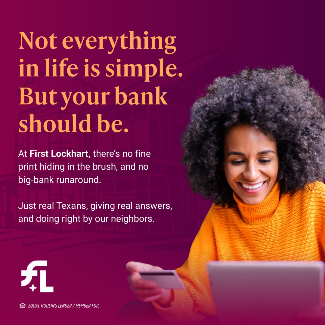 First Lockhart Bank tweet media