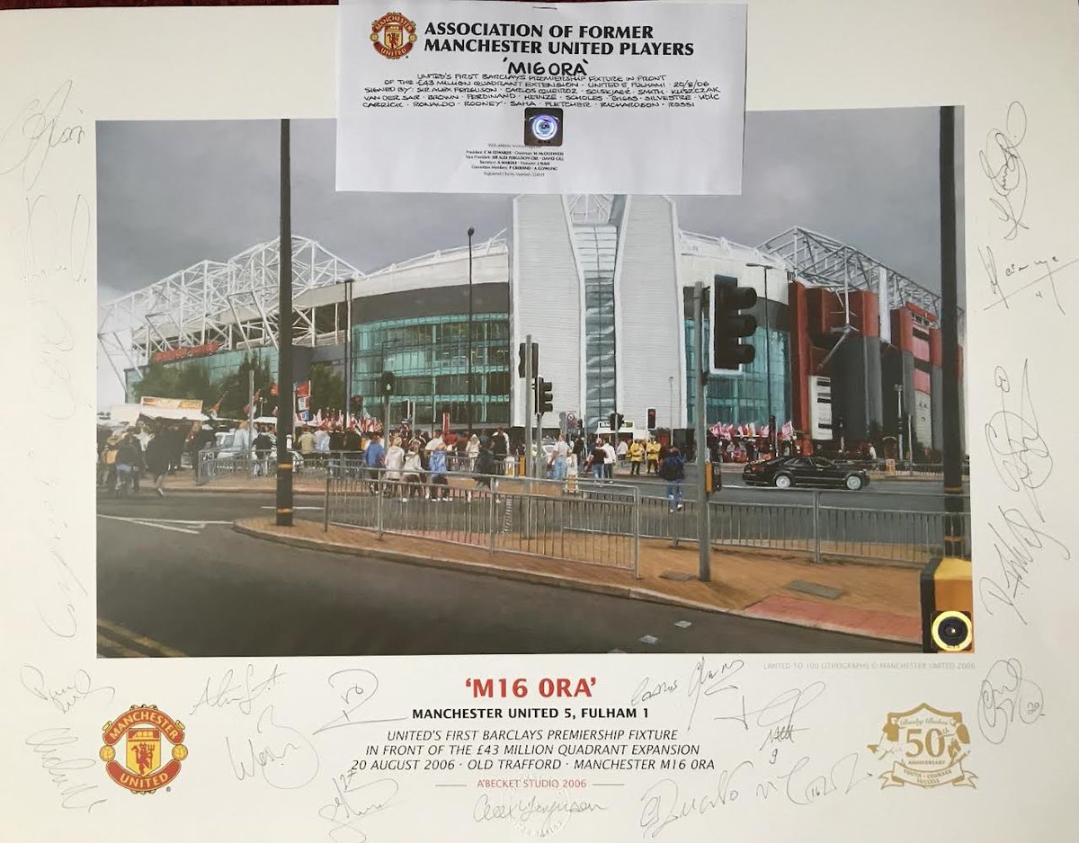 🇾🇪  ‘M160RA’ 🇾🇪 

Multi signed! List of signatures on the COA in image. 

DM for price