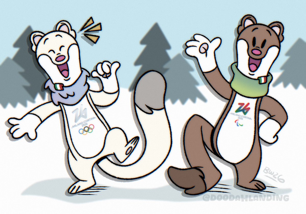 I love Tina and Milo!! Some of the cutest Olympic mascots we've had in a while!!!
#Olympics2026 #MilanoCortinaOlympics2026