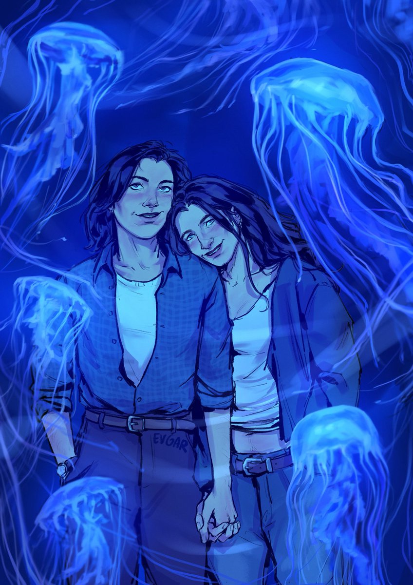 "Did you know that box jellyfish have eyes?" Rio, fountain of random facts, says.

Agatha hums, "I did, actually. Twenty four of them."