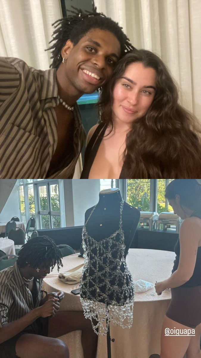 Lindosss 🥹 

Abel foi quem fez a roupa de Lauren para o carnaval .

Lauren via IG stories de @/euabel