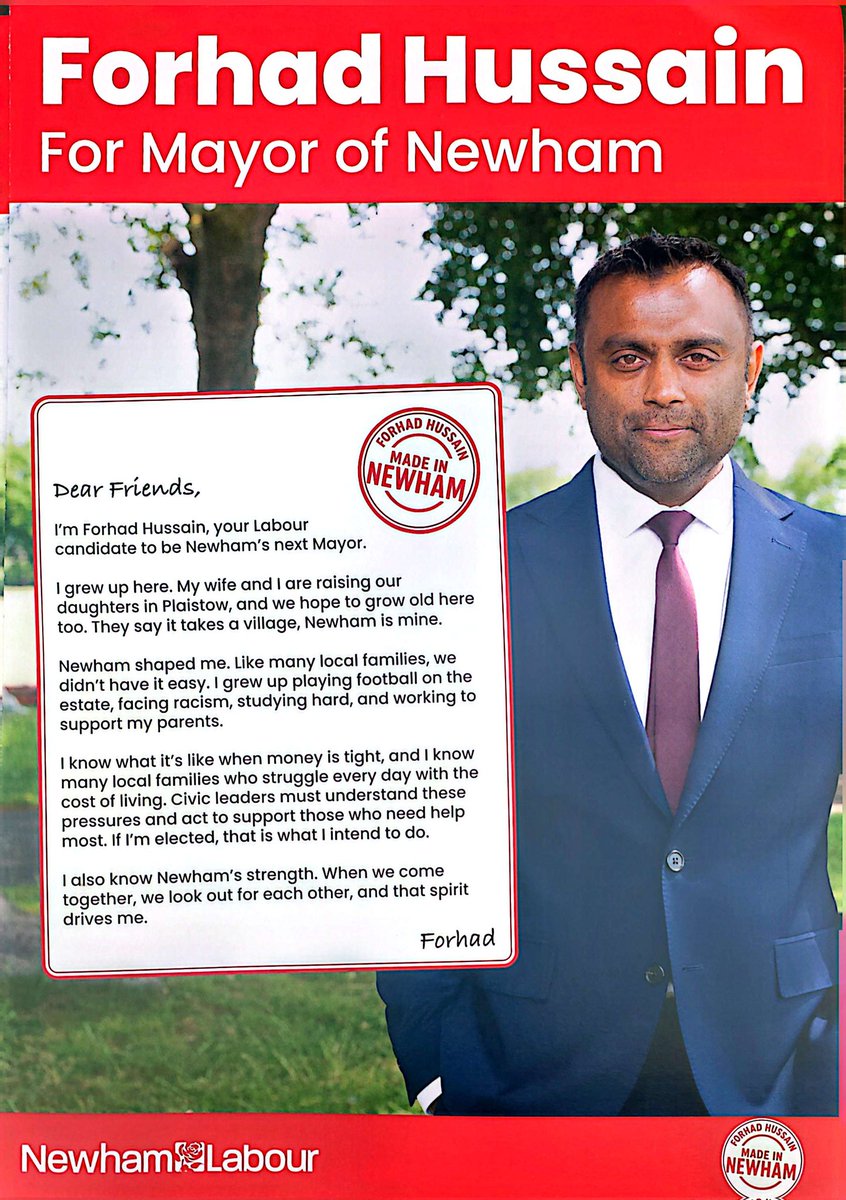 Freezing month of February 2026,  But commitment and  passion doesn't stop accessing @ Doorsteps to speak to residents delivering <a href="/4Hussain/">Forhad Hussain</a> messge in an extreme cold weather

#07May2026LocalElections
#VoteForhadHussain_4_MayorOfNewham

<a href="/UKLabour/">The Labour Party</a>
<a href="/LondonLabour/">London Labour</a>
<a href="/stephenctimms/">Sir Stephen Timms</a>