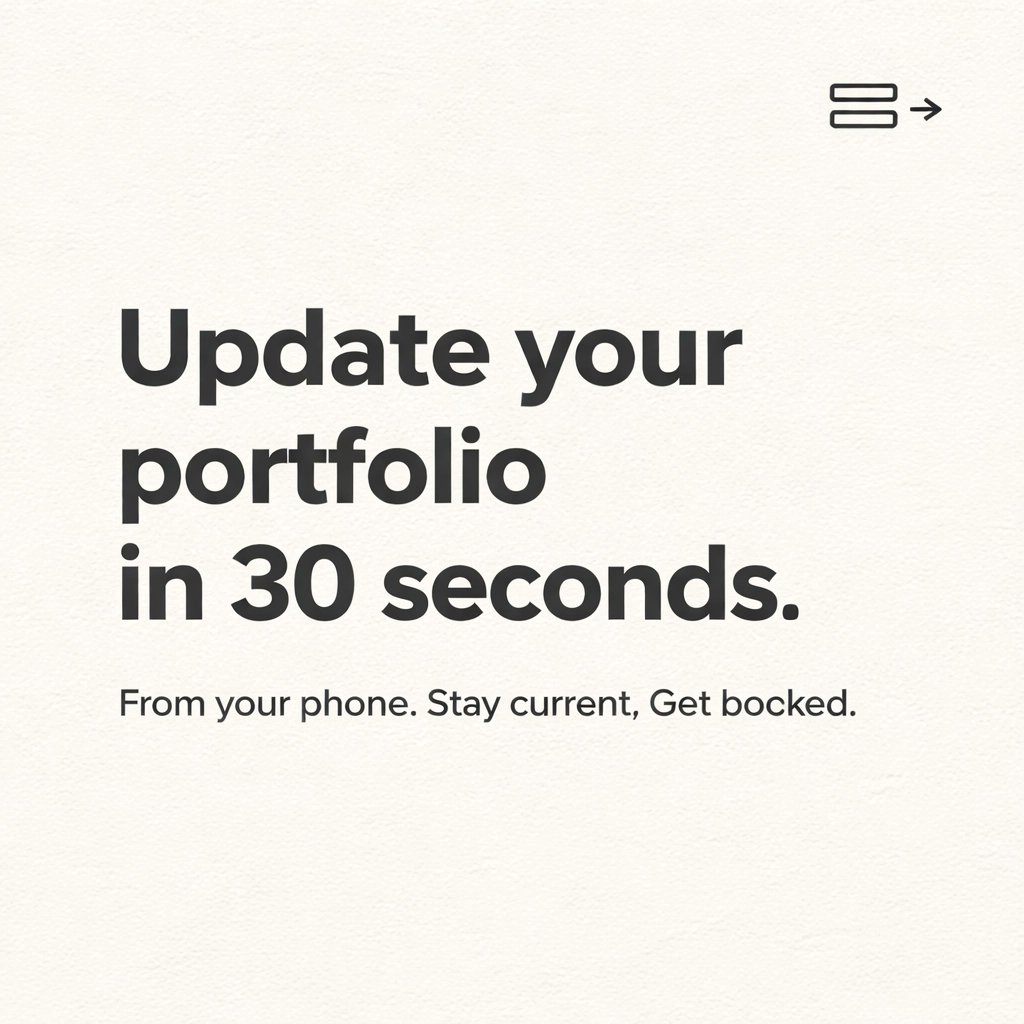 joinoutline's tweet photo. If your link-in-bio is outdated, it’s costing you trust.

Switch to a portfolio-in-bio: show work first, then book.

30-sec phone update checklist:
1) Add 3 newest wins to the top stack
2) Hide old styles
3) Keep ONE booking button

Try https://t.co/lqeQH2e8tJ. https://t.co/y5htzKaB5r