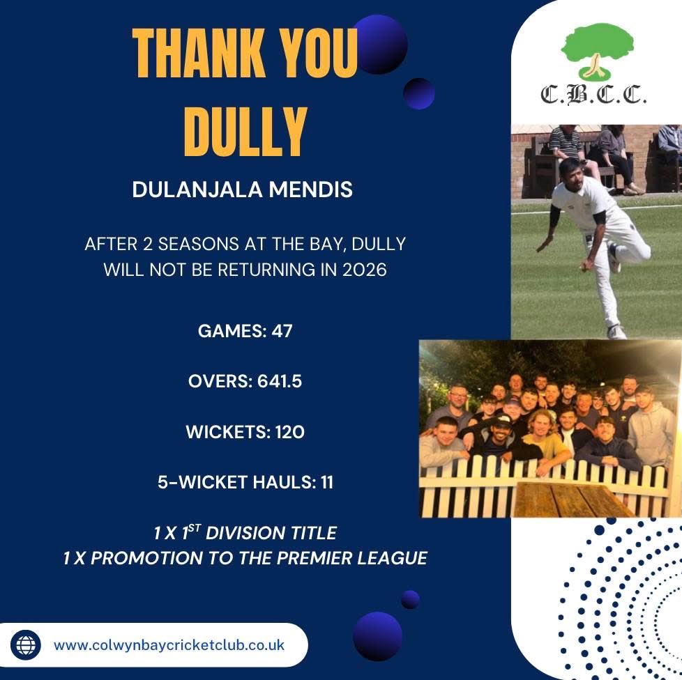 Colwyn Bay Cricket Club tweet media