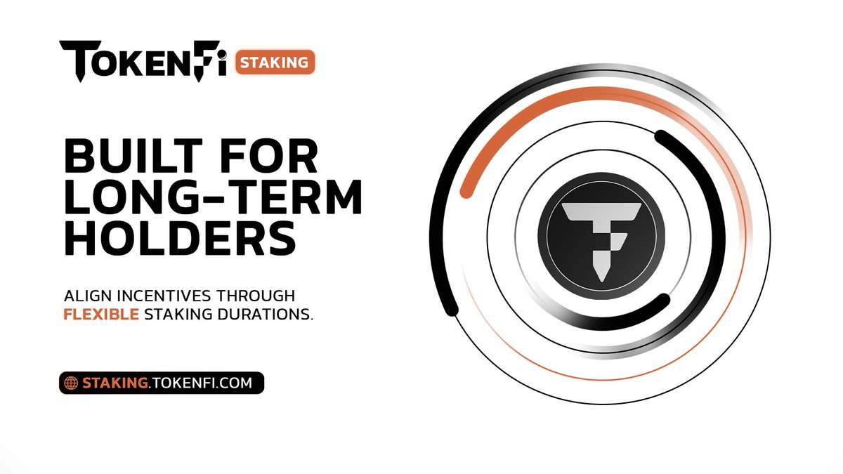 TokenFi staking is structured around long-term alignment.

Flexible lock durations let holders choose how committed they want to be, with incentives scaled toward those willing to stay locked in and support the ecosystem over time.

staking.tokenfi.com