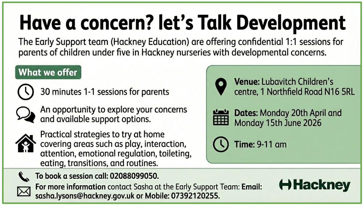 Hackney Education Family Information Service tweet media