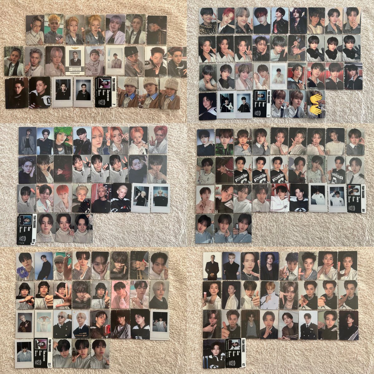 TREASURE トレカ 交換 買取 譲 1.2枚目 求 ジョンウ、ハルト 3枚目＋