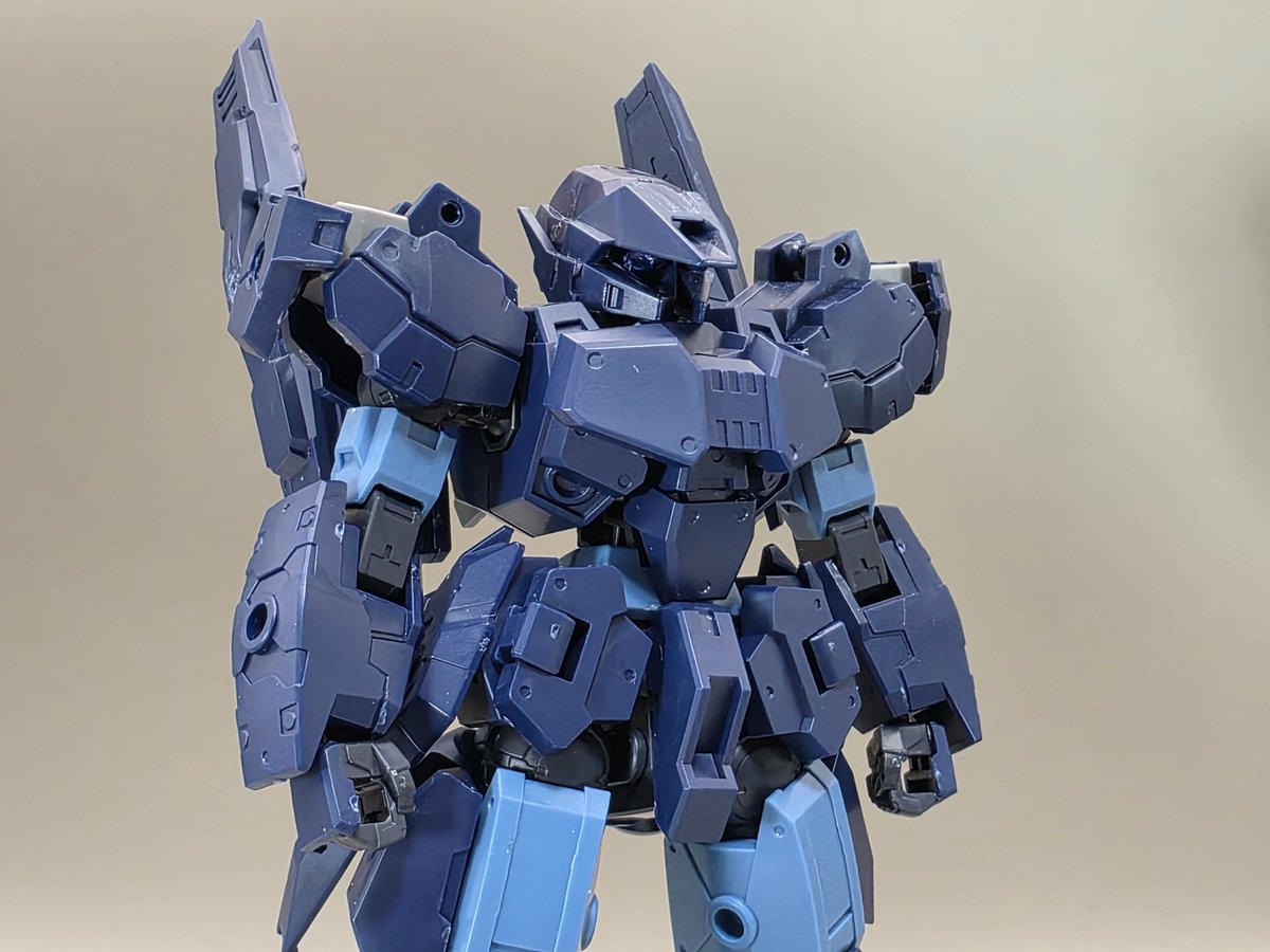 xXwMEZWpQm71582's tweet photo. テックプロトを手持ちの地球軍ネイビーカラーでデコレート( ・`ω・´)
30MMは各軍混ぜない亀甲縛りプレイの人なので(例外あり)こういった感じに～(*´ω｀*)
#30MM https://t.co/VwyIMIrQfg