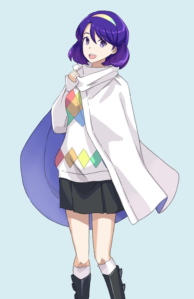 #深夜の真剣お絵描き60分一本勝負
天弓千亦　ケープ