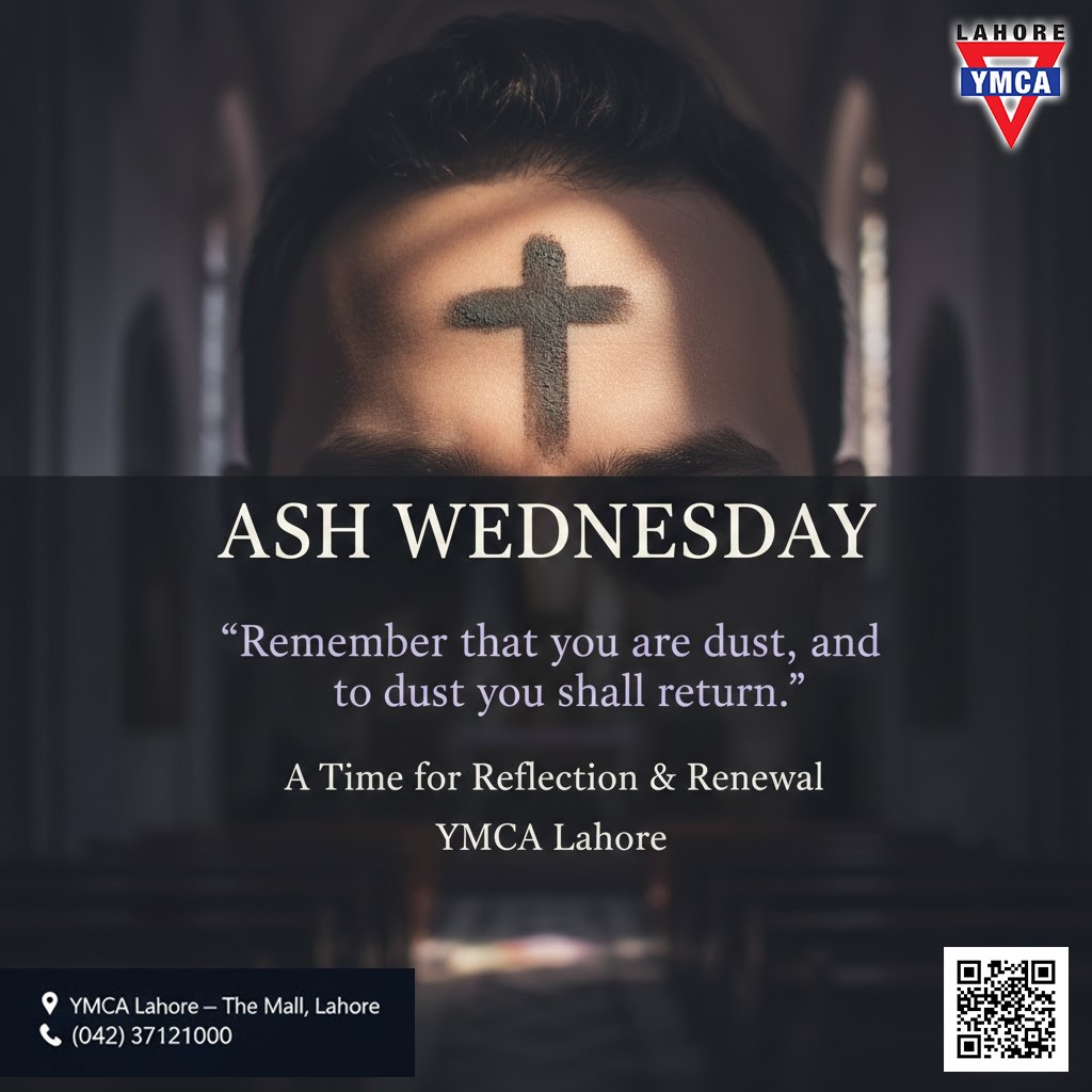 ymca_lahor59383's tweet photo. Ash Wednesday A Time for Reflection & Renewal
#AshWednesday
#SeasonOfLent
#FromAshesToHope
#ReflectionAndRenewal
#FaithAndHumility
#ChristianLife
#PrayerAndRepentance
#YMCA
#YMCALahore https://t.co/zAzsuO8KEj
