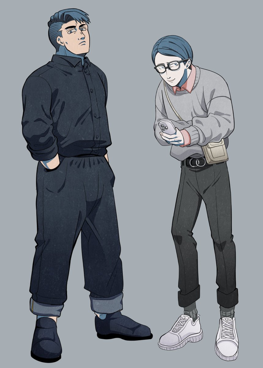 「松田さん&amp;山ガス」|TORIギョーザのイラスト