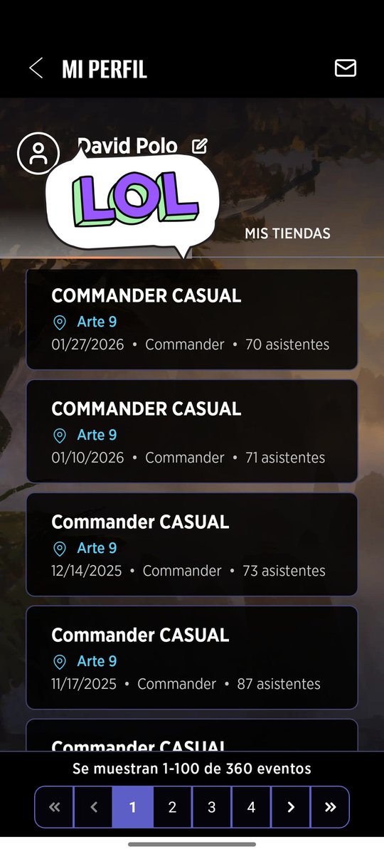 <a href="/_mRichi_/">mRichi</a> <a href="/Arte9_MTG/">Arte 9</a> Yo estoy igual Richi, y muchos colegas tambien, llevo sin jugar mtg desde octubre de 2025 y ...