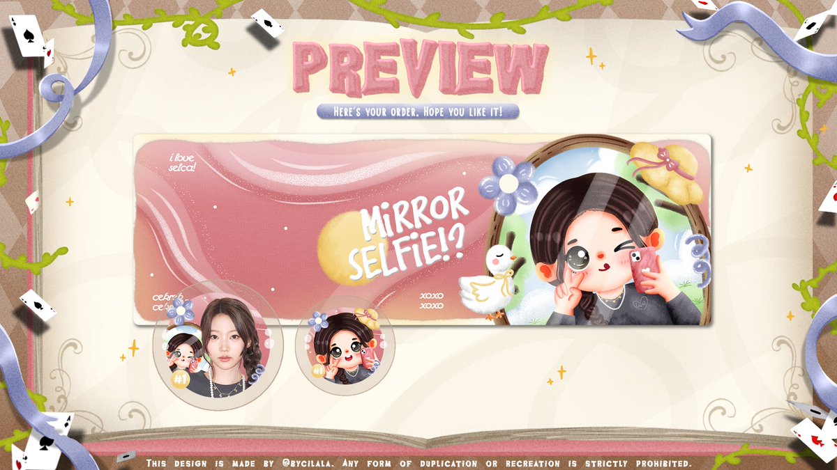 bycilala's tweet image. 𖦹  ៸ 🪸 𖠗  help rt? thank you! 𓈄᳸ . . ⊹  

... ◎ ⋮⋮ ding —dOng 🦭⭐️ ▷˚ ˖ ࣪ ִlaman 𝑲𝒐𝒃𝒂𝒎𝒍𝒂𝒏𝒅 membawa ready stock layout mirfie 🎡🌸 bisa sung jemput di dm ♡ 🏰☘️ 𓂋 ៶៲៸ 

💌 ── ꒰  price : IDR. 25.000  ꒱ 𓈈 ¨ 
Bundle wabis? +15.000

⣠ ♡︭  #zonauang