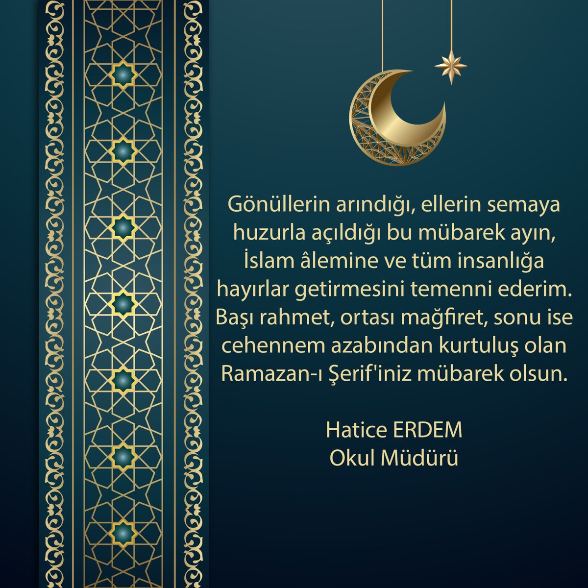 EdipMtal's tweet photo. #ramazanayınızmübarekolsun https://t.co/HeaS16cH3z