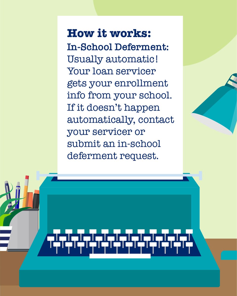 CollegeAveLoans's tweet image. Curious if you can defer student loans in grad school? 🎓 You can! Tap here to learn more: bit.ly/StudentLoansin… #collegeave #studentloans