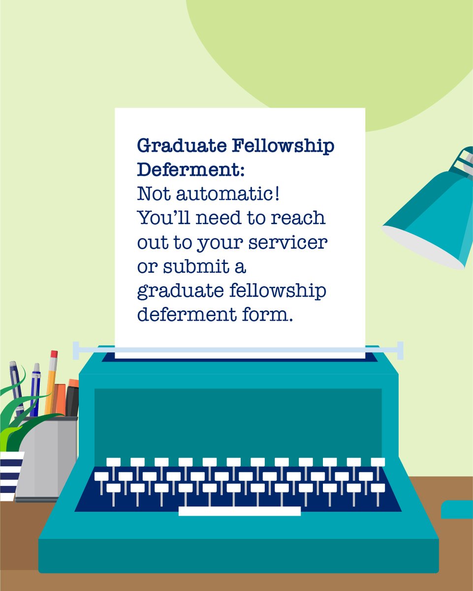 CollegeAveLoans's tweet image. Curious if you can defer student loans in grad school? 🎓 You can! Tap here to learn more: bit.ly/StudentLoansin… #collegeave #studentloans