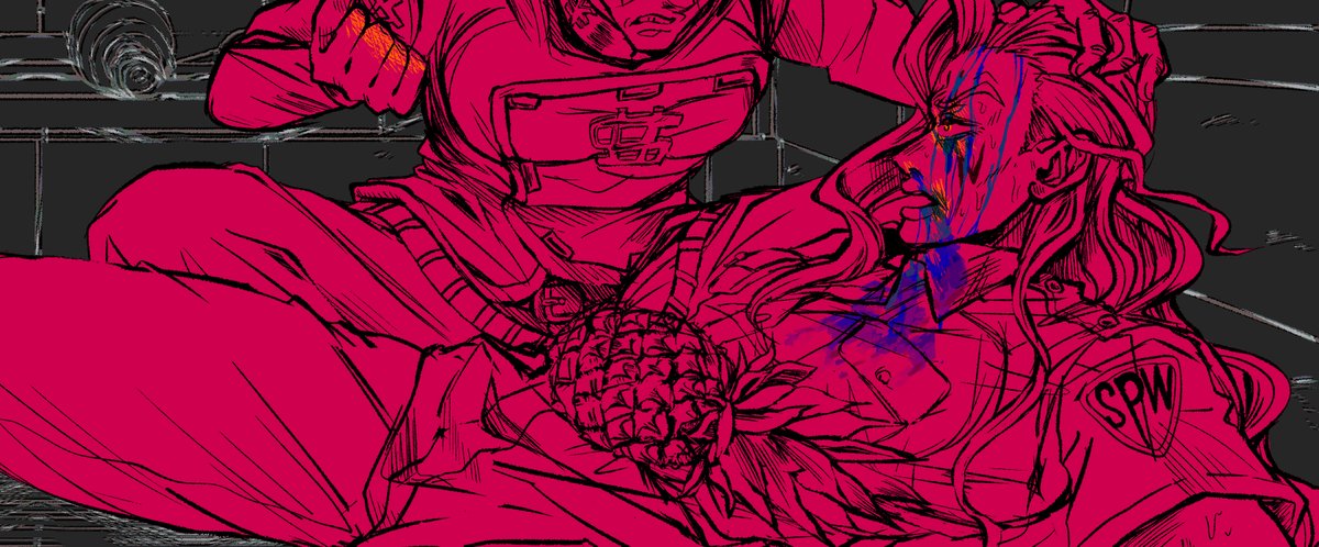 nmtk_raw69's tweet photo. Akira Otoishi Okuyasu Nijimura
音石明　虹村億泰
#JJBA  #jjbafanart  #ジョジョの奇妙な冒険 https://t.co/QTFN8mCor8