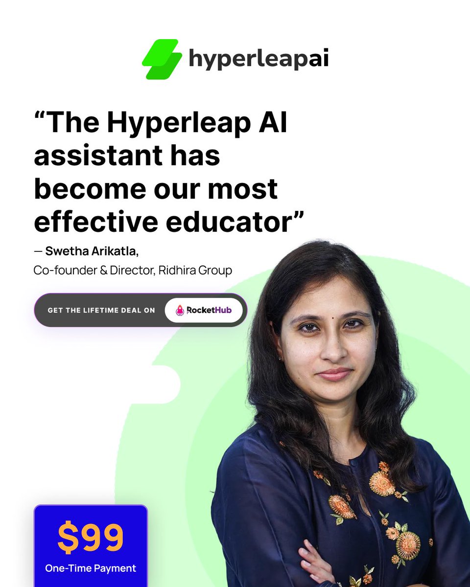 RocketHub's tweet image. Turn your knowledge base into a living resource 📚
Hyperleap AI transforms static archives into intelligent assistants that deliver instant, accurate answers.

Activate your AI assistant and unlock its full potential today 🚀

#aiautomation #knowledgebase #rockethub