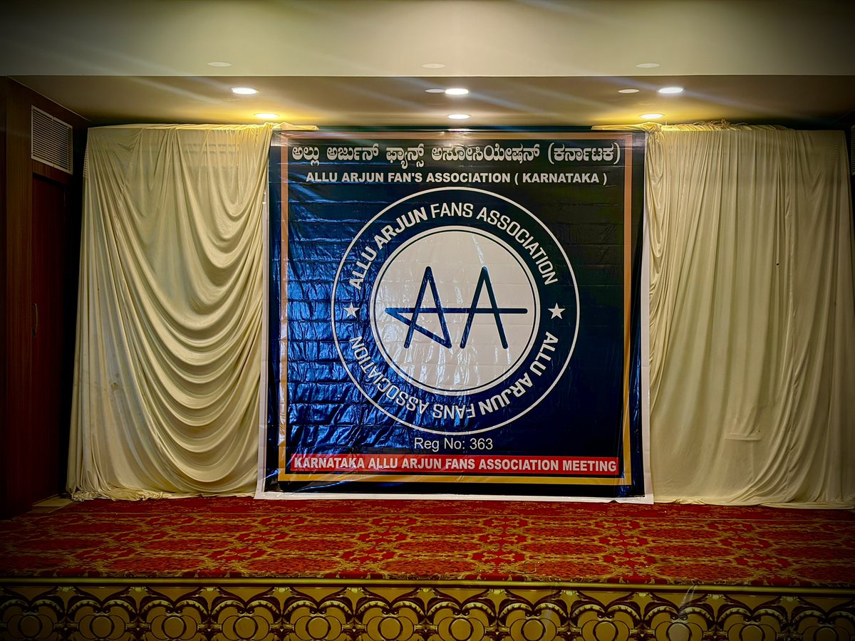 KishoreAryaa's tweet photo. Heartfelt Thanks to Everyone!
We sincerely thank all our members who came from across Karnataka, representing every district, to attend this official meeting. Your presence, dedication, and unity made this gathering a grand success. @alluarjun @imsarathchandra @AlluArjun_Army https://t.co/H0h99CwZlG