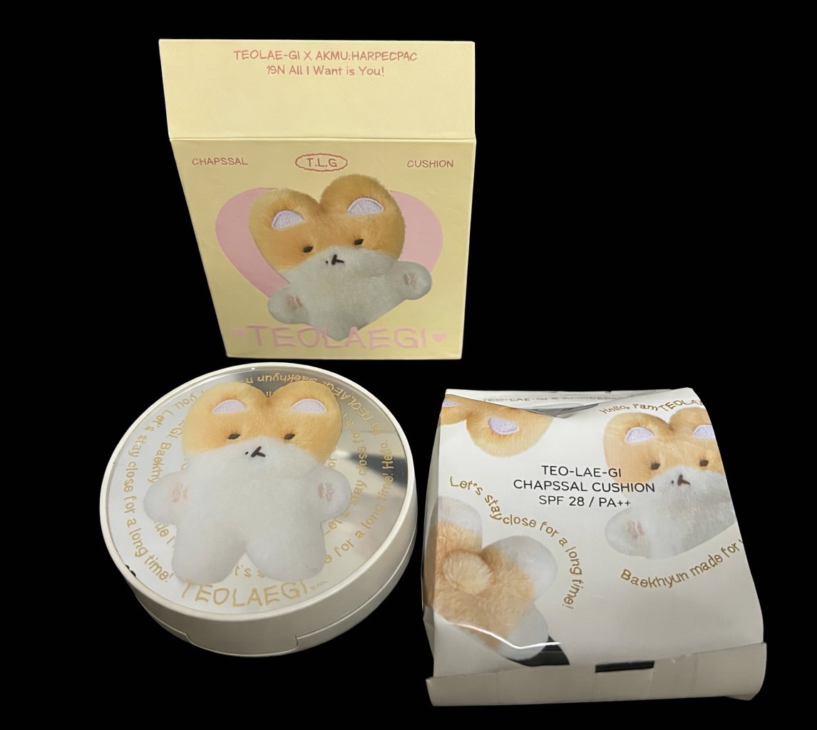 แจกcushion ทอแลกี 1 เซต มือ1 
(Exp. 06/2026 ) มีค่าส่ง 50฿ 
สุ่มจากรี + เป็นOT9 ค่ะ 
ประกาศผล 20/2 
#ตลาดนัดexo