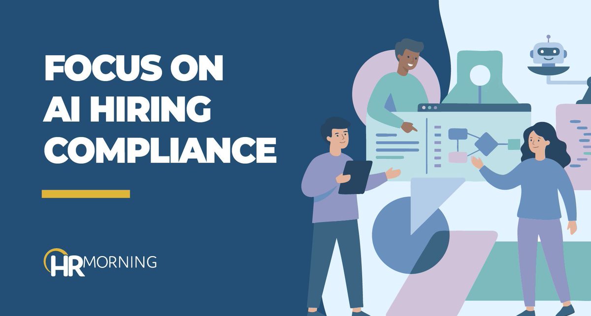 AI is transforming the hiring process, but compliance cannot lag behind innovation. This piece highlights important questions around transparency, trust, and AI governance. A great reminder for HR leaders navigating this new era: hrmorning.com/news/ai-hiring…

#HR #humanresources